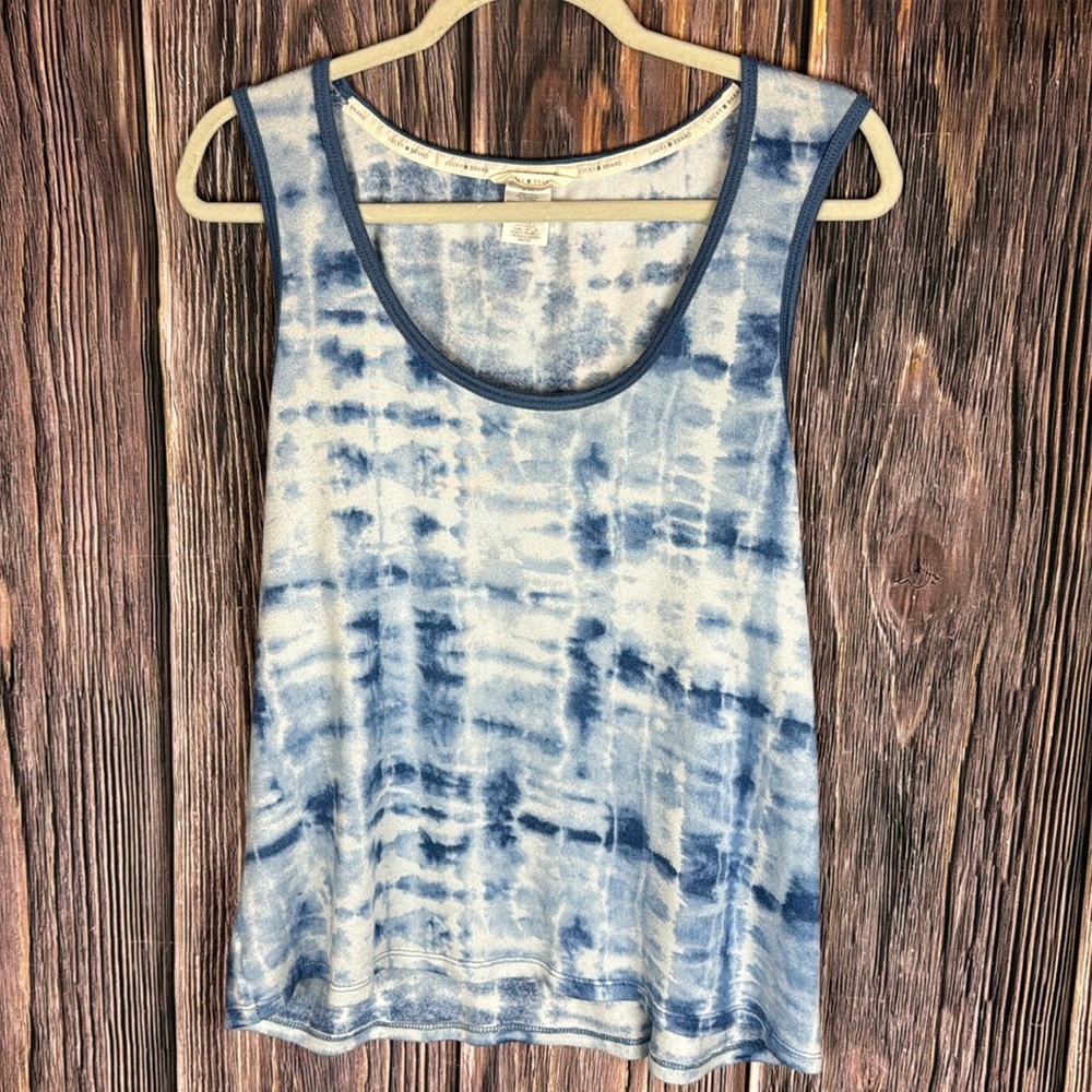 Lucky Brand Tie Dye Print Tank- Size XXLarge